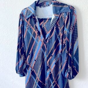 Julian Chang too and pants  size S, designer, fashion, vacation, pool, date